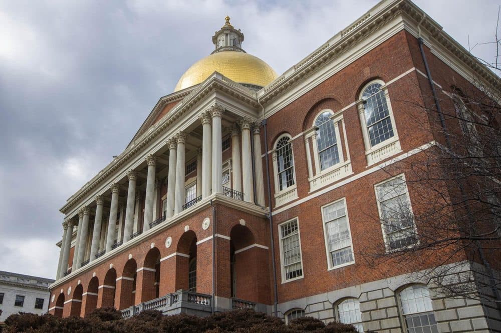 The Massachusetts State House. A six-member conference committee has to negotiate House and Senate versions of a state voting reform bill. (Jesse Costa/WBUR)
