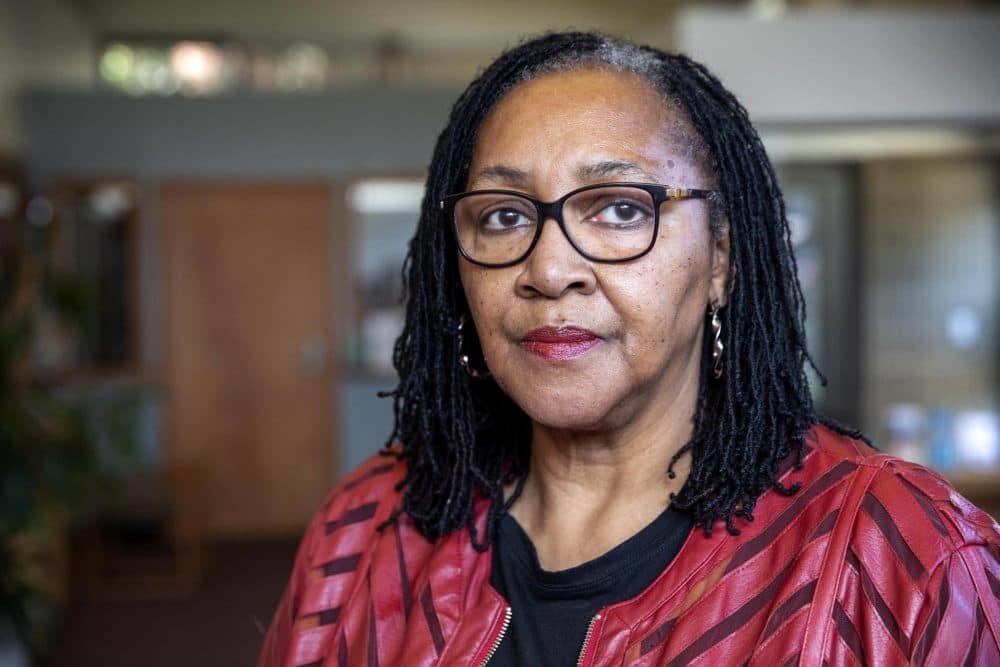 Priscilla Flint-Banks' mother died from COVID-19. (Robin Lubbock/WBUR)