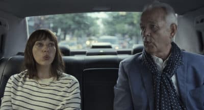 Rashida Jones and Bill Murray in "On the Rocks." (Courtesy Apple)