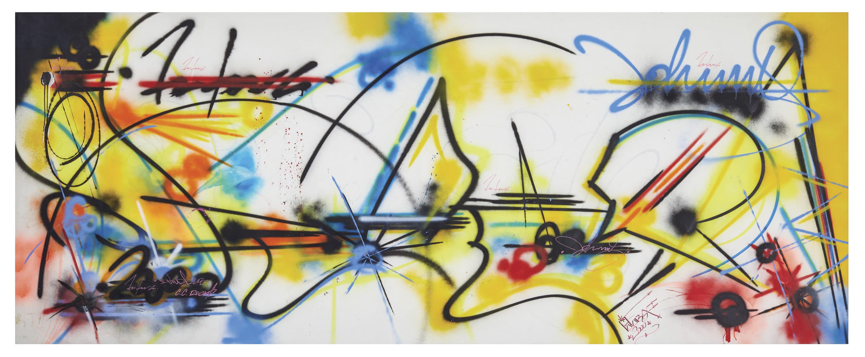 Futura, "Untitled," 1982. (Courtesy Museum of Fine Arts, Boston)