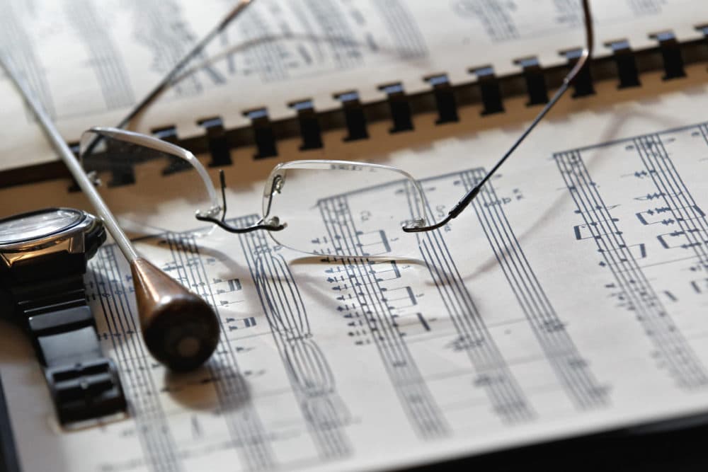 A baton, a watch, and patriotic sheet music (J. Scott Applewhite/AP)