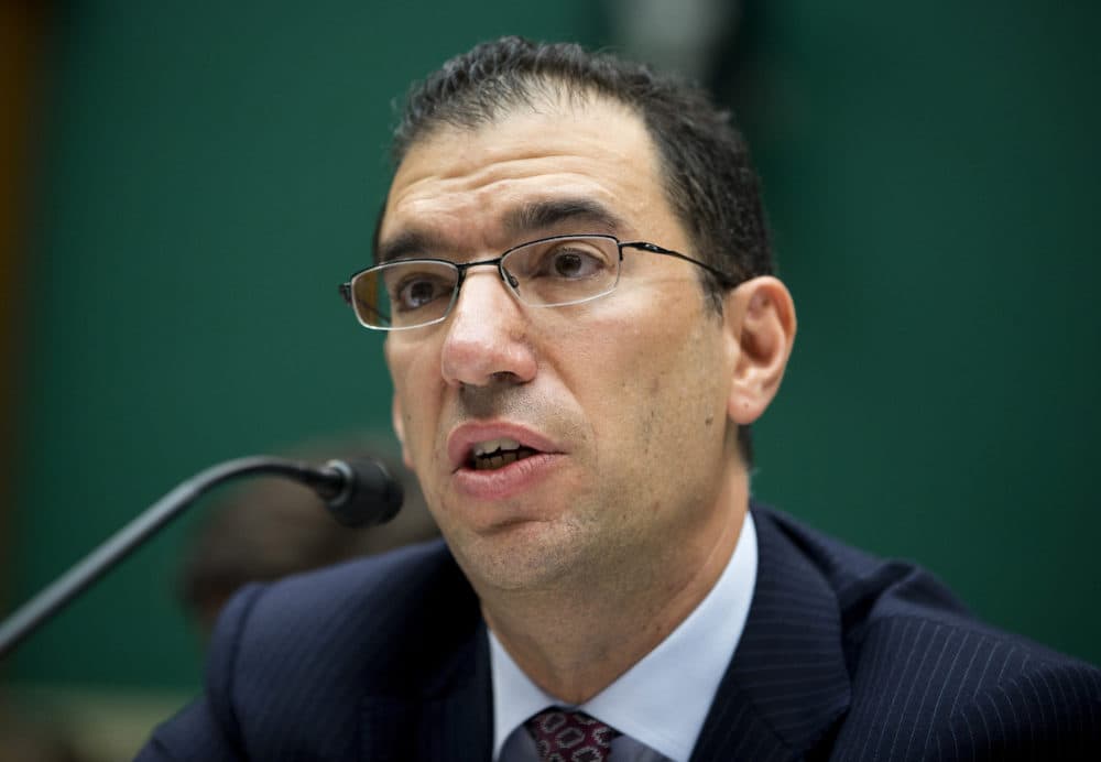 In this Oct. 24, 2013 file photo, Andy Slavitt, group executive vice president for Optum/QSSI testifies on Capitol Hill.  (Evan Vucci/AP)