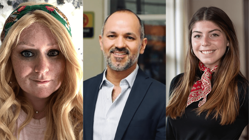 Julie Benmosche (left), Gustavo Payan-Luna (center) and Karly Hahn (Courtesy)