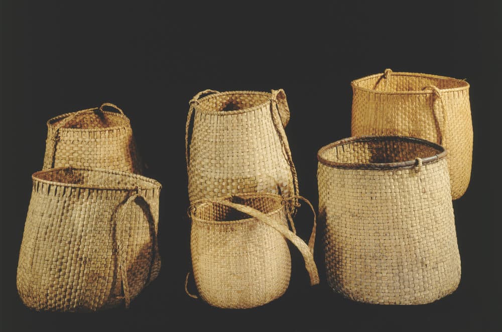 Carrying baskets. Gift of Dr. Lombard C. Jones, 1929. (Courtesy President and Fellows of Harvard College, Peabody Museum of Archaeology and Ethnology)
