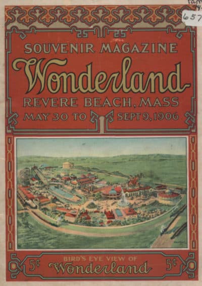 A cover of a 1906 souvenir magazine from Wonderland Park. (Courtesy Stephen R. Wilk)