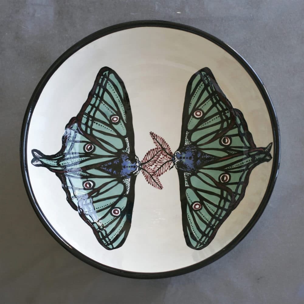 Cat Haus Designs "Bug Out" ceramic bowl. (Courtesy Cat Manolis)