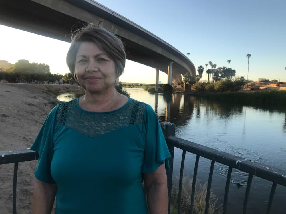 Emma Torres is executive director of the farm worker advocacy group Campesinos Sin Fronteras. (Peter O'Dowd/Here & Now)