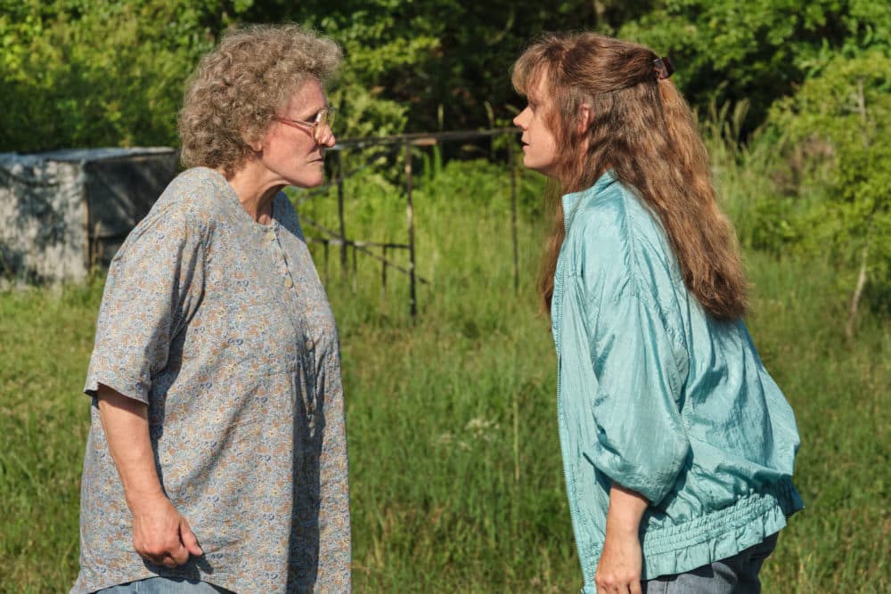 Glenn Close (left) and Amy Adams in "Hillbilly Elegy." (Courtesy Lacey Terrell/Netflix)