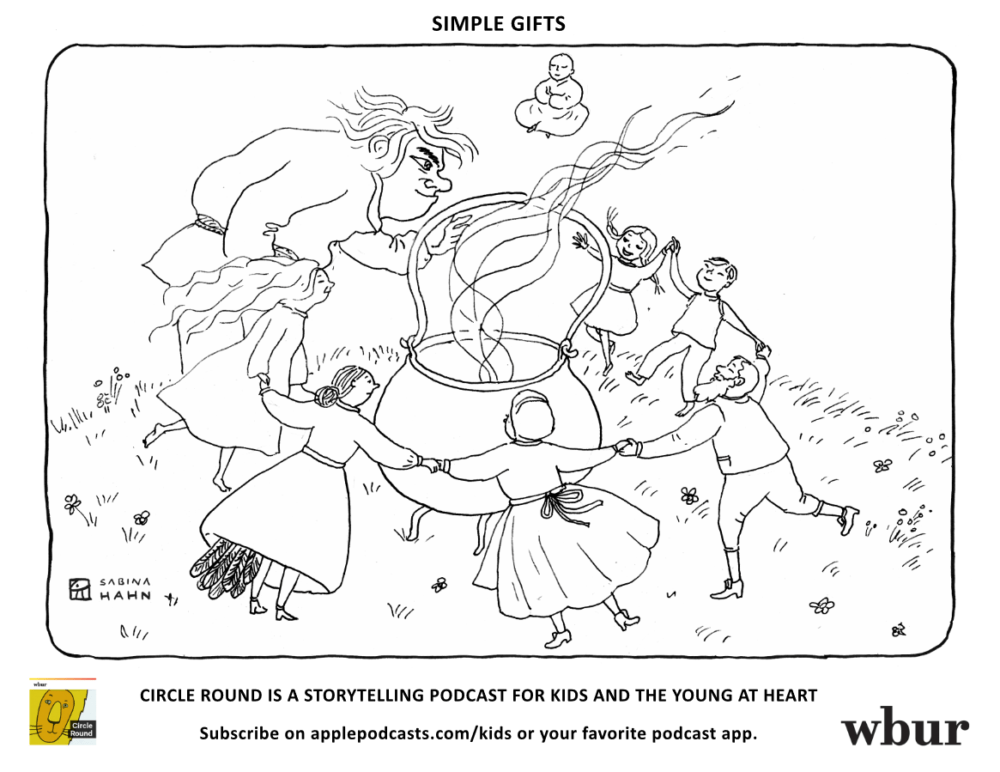 ("Simple Gifts" by Sabina Hahn)