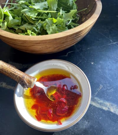 Cranberry Sauce Vinaigrette (Kathy Gunst/Here & Now)