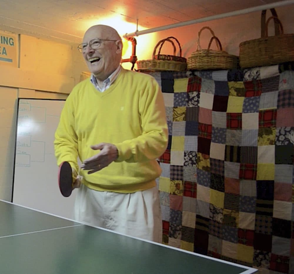 The author's father, before he hung up his paddle (Sharon Brody/WBUR)