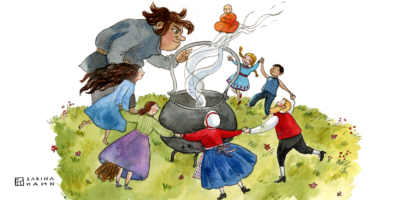 ("Simple Gifts" by Sabina Hahn)