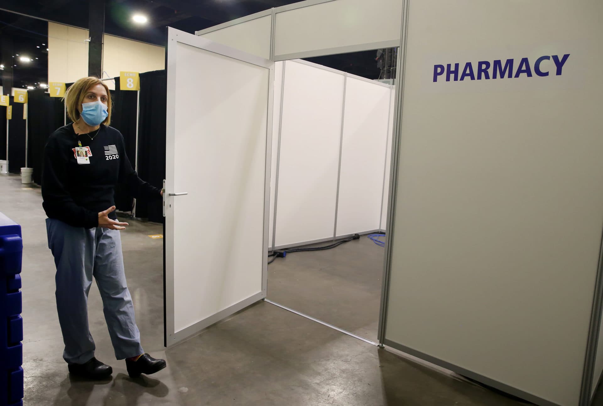 The pharmacy at the DCU Center. (Nancy Lane/MediaNews Group/Boston Herald)