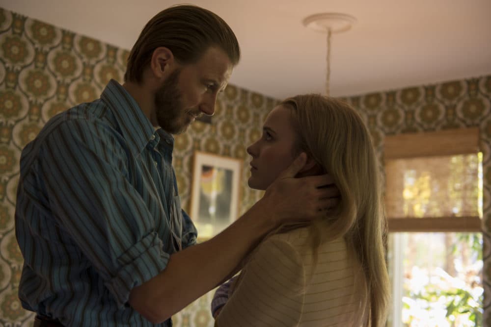 Bill Heck and Rachel Brosnahan in "I'm Your Woman." (Courtesy Wilson Webb/Amazon Studios)