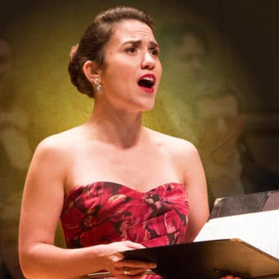 Soprano Joélle Harvey singing in the Handel + Haydn Society's "Messiah." (Courtesy)  