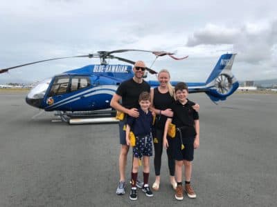 Megan and Craig Bates and their two sons. (Courtesy)