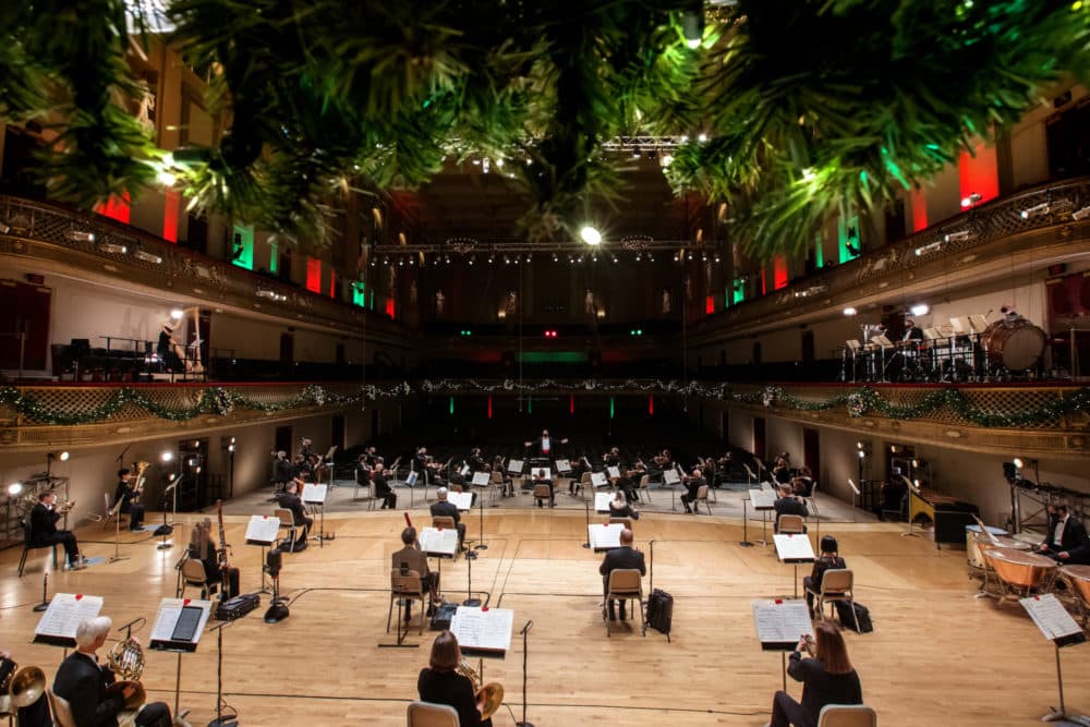 Musicians are playing under new safety protocols. (Courtesy BSO/Aram Boghosian)