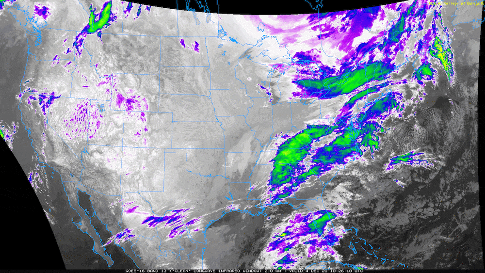 The southern and northern branches of the jet stream will merge this weekend. (COD Weather)
