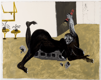 "I used to feel (before Lamictal)" by Shadi Al- Atallah, featured in "Black Futures." (Shadi Al- Atallah)