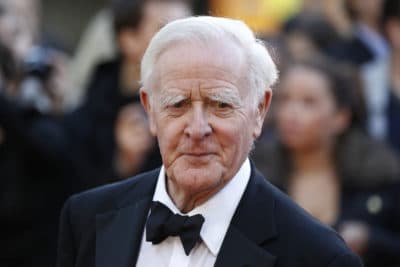 John le Carrė arrives for the UK film premiere of the remake of "Tinker Tailor Soldier Spy" in 2011. (AP Photo/Sang Tan)