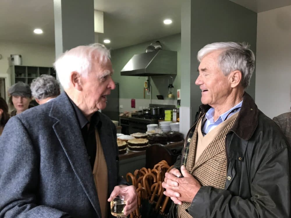 David Cornwell (John le Carré) and David Greenway. (Courtesy)