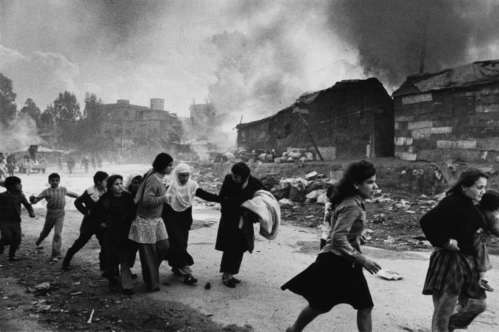Up to 1,500 Palestinians died in the Karantina massacre by Christian Falangist gunmen. (Don McCullin)