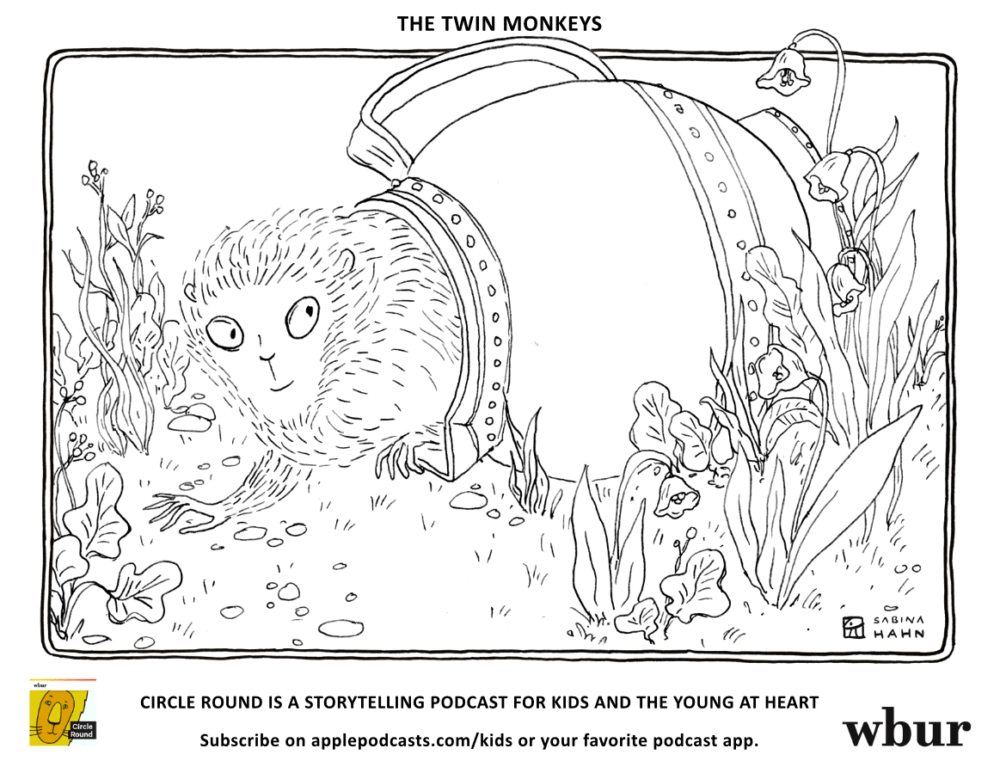 ("The Twin Monkeys" by Sabina Hahn)