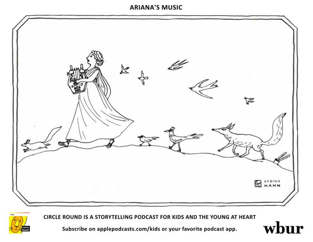 ("Ariana's Music" by Sabina Hahn)