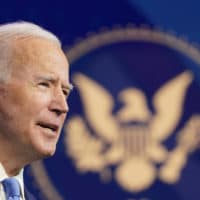 President-elect Joe Biden announces his choice for several positions in his administration in Wilmington, Del., on Dec. 11. (Susan Walsh/AP)