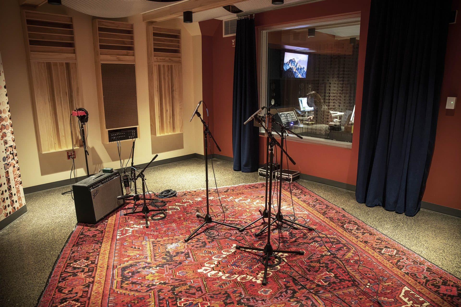 Studio B of The Record Co. (Robin Lubbock/WBUR)