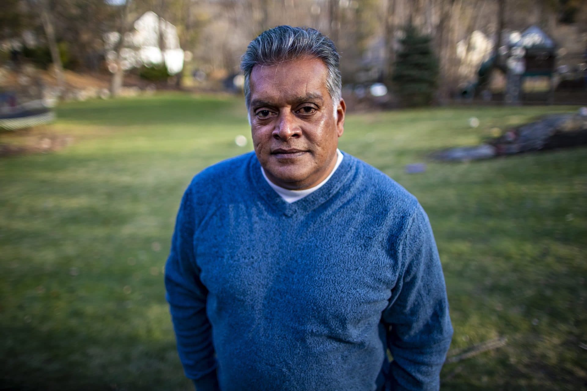 Chevy Vithiananthan is from Sri Lanka and left after the riots began in 1983 between the Tamil militias and the military. (Jesse Costa/WBUR)