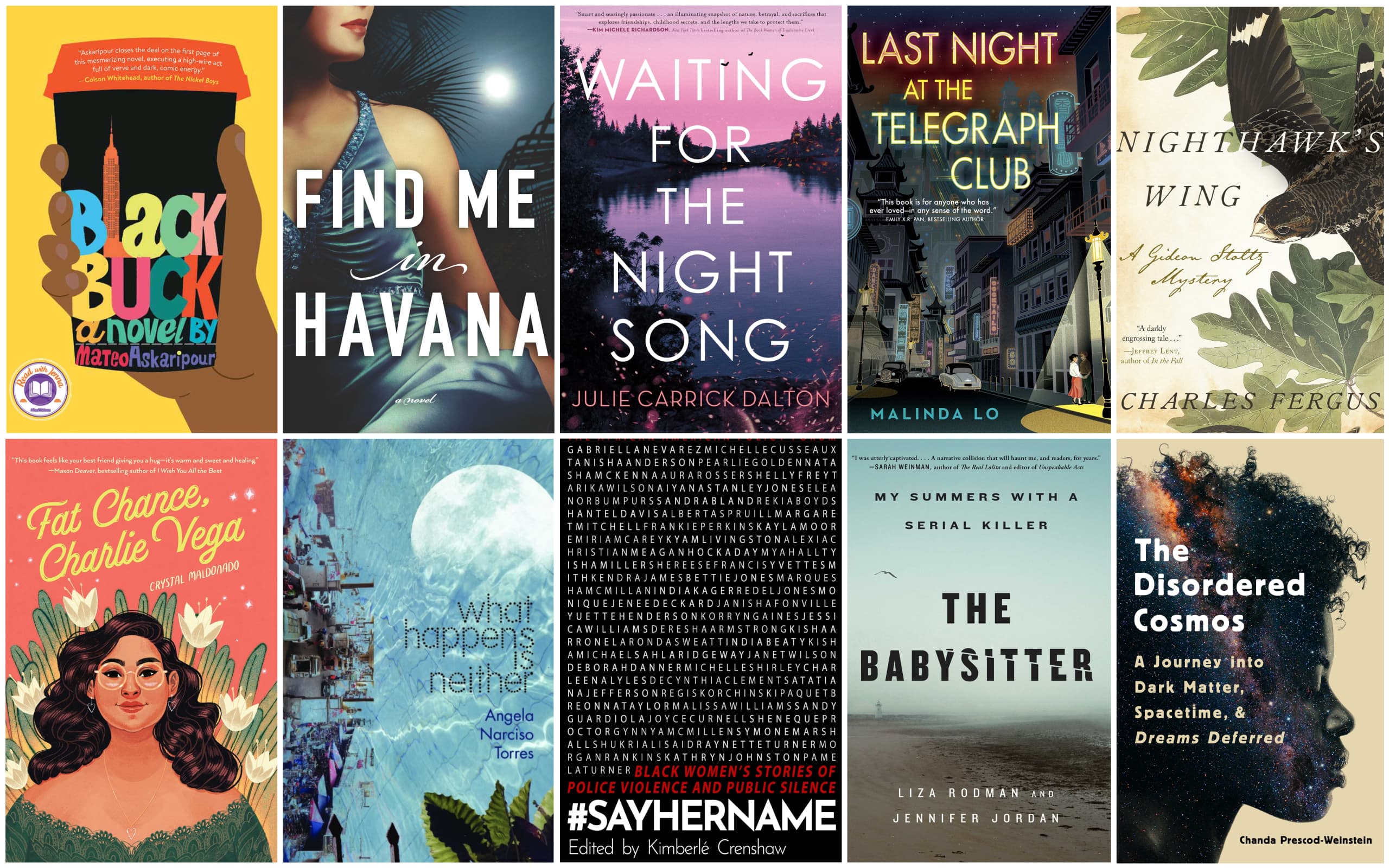 The ARTery literature writer Katherine Ouellette selects 10 books to read this winter. (Courtesy the publishers)