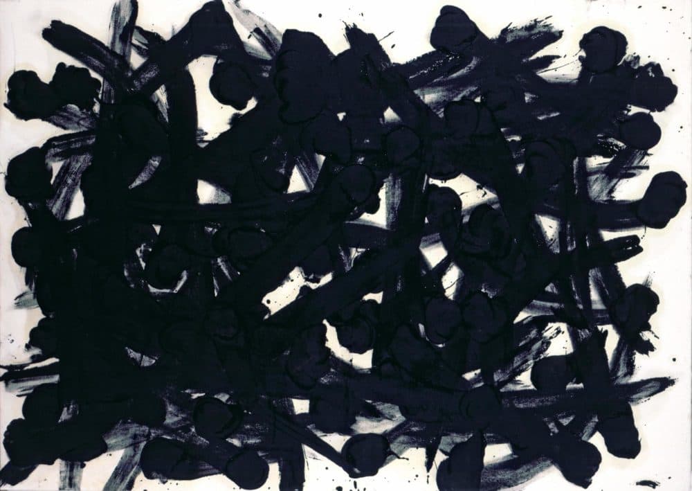Shen Wei, "Movement Number 5 (Slide Turn by Feet A in Black)," 2005. (Courtesy of the artist)