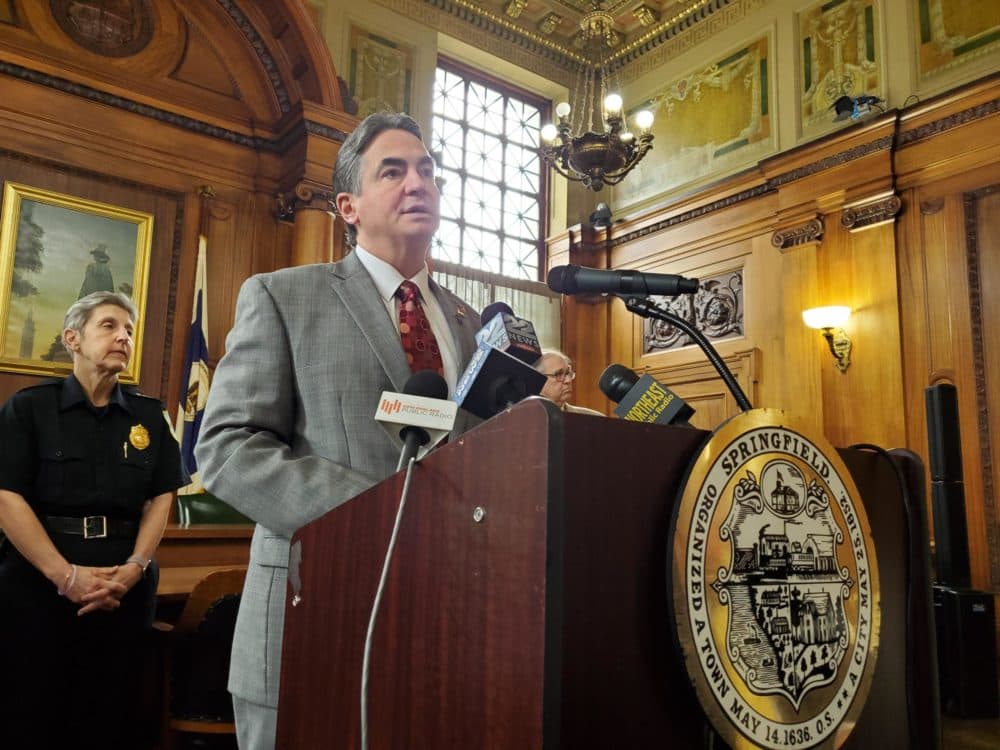 Springfield Mayor Domenic Sarno. (Adam Frenier/NEPM)