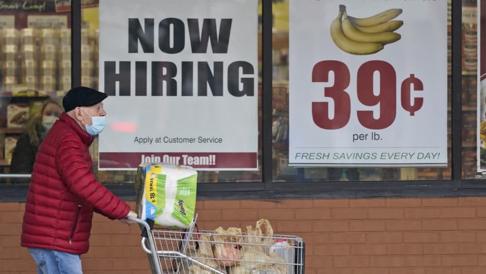 A man walks out of a Marc's Store, Jan. 8, 2021, in Mayfield Heights, Ohio. (Tony Dejak/AP file)