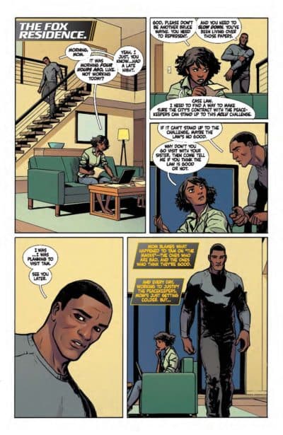 A page from "The Next Batman." (DC)