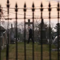 U.S. President-elect Joe Biden leaves after attending services at St. Joseph on the Brandywine Roman Catholic Church December 12, 2020 in Wilmington, Delaware. (Chip Somodevilla/Getty Images)