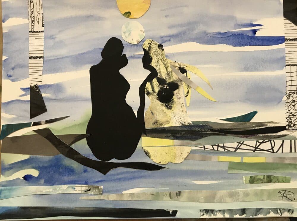 Alexandra Rozenman, "Thinking One Year Back." (Courtesy of the artist)