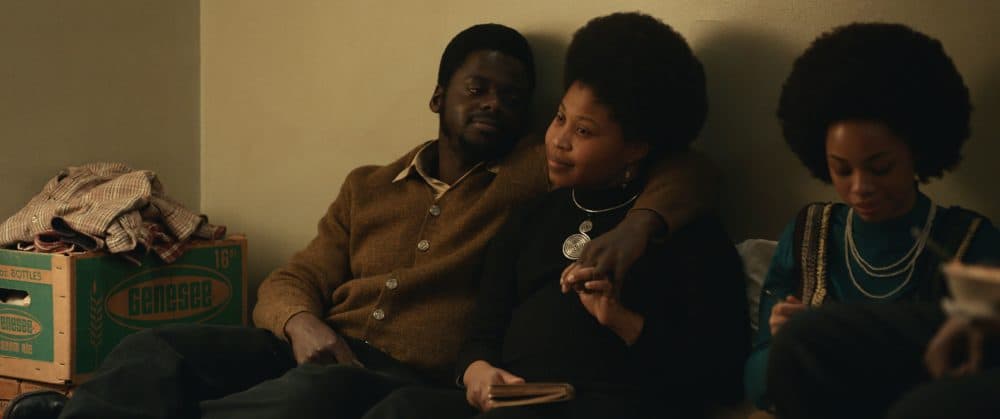 Left to right: Daniel Kaluuya and Dominique Fishback in "Judas and the Black Messiah." (Courtesy Warner Bros. Pictures)