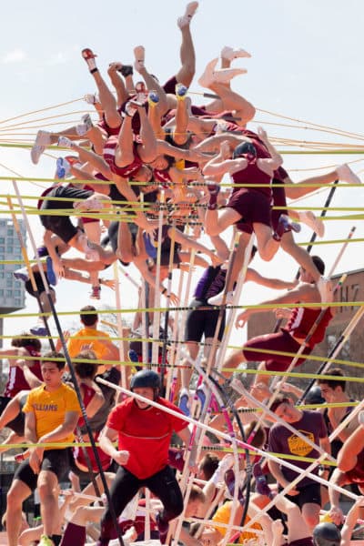 Pelle Cass, "MIT v Williams Pole Vault," 2019. (Courtesy of the artist)