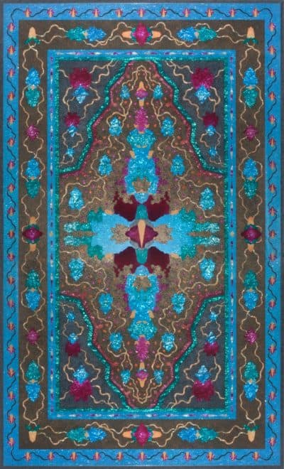 Michelle Samour, "Borders and Boundaries: Jerusalem," 2017. (Courtesy Fuller Craft Museum)