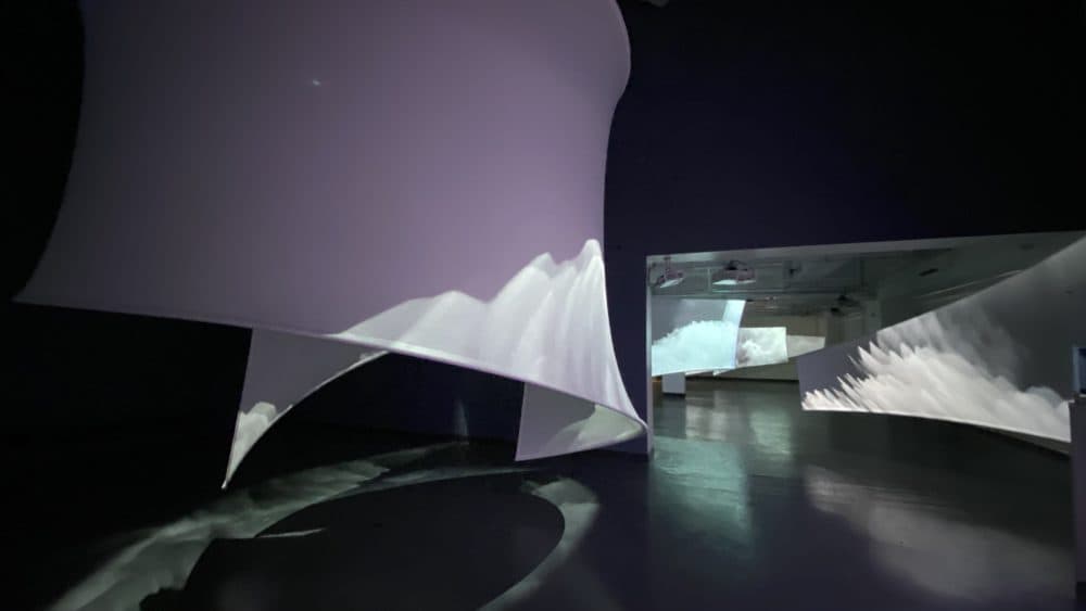Another view of Georgie Friedman's "Hurricane Lost" at the Emerson Contemporary's Media Art Gallery. (Courtesy Leonie Bradbury)