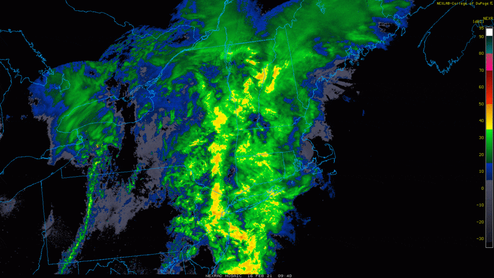 Rain, heavy at times, pushing east Tuesday morning. (COD Weather)