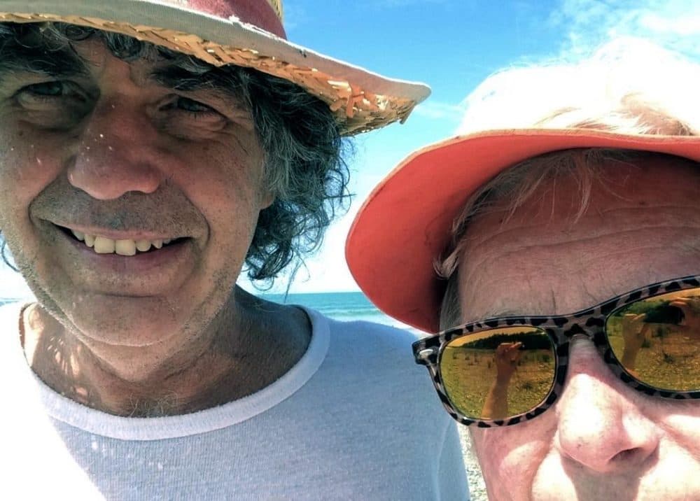 Carol Clapp and her boyfriend Al, in a self-portrait. (Courtesy of Carol Clapp)