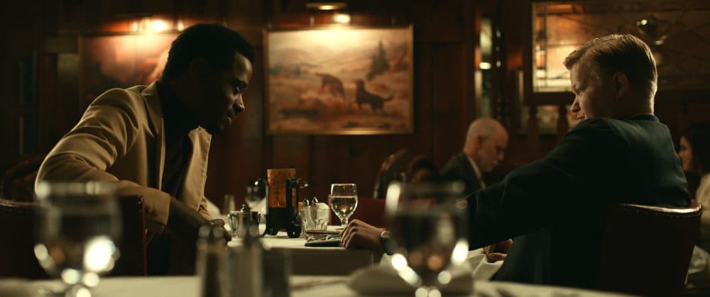 LaKeith Stanfield, left, in "Judas and the Black Messiah." (Warner Bros. Pictures)