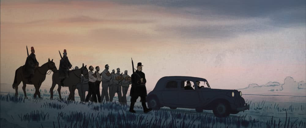 A still from the animated film "Josep." (Courtesy Boston French Film Festival)