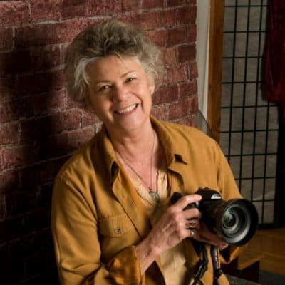 A self-portrait of photographer Susan Wilson. (Courtesy)