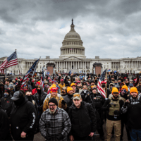 Pro-Trump protesters gather in front of the U.S. Capitol Building on Jan. 6, 2021 in Washington, D,C. (Jon Cherry/Getty Images)