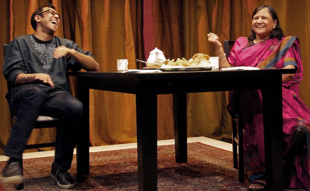 Ravi Jain and Asha Jain in "A Brimful of Asha." (Courtesy Erin Burbacher)