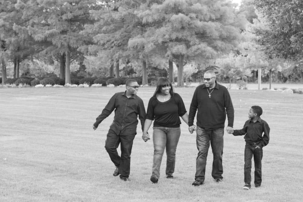 Joshua Terry, Joelle Wright Terry , Marshall Terry and Micah Terry. (Courtesy of Joelle Wright Terry)